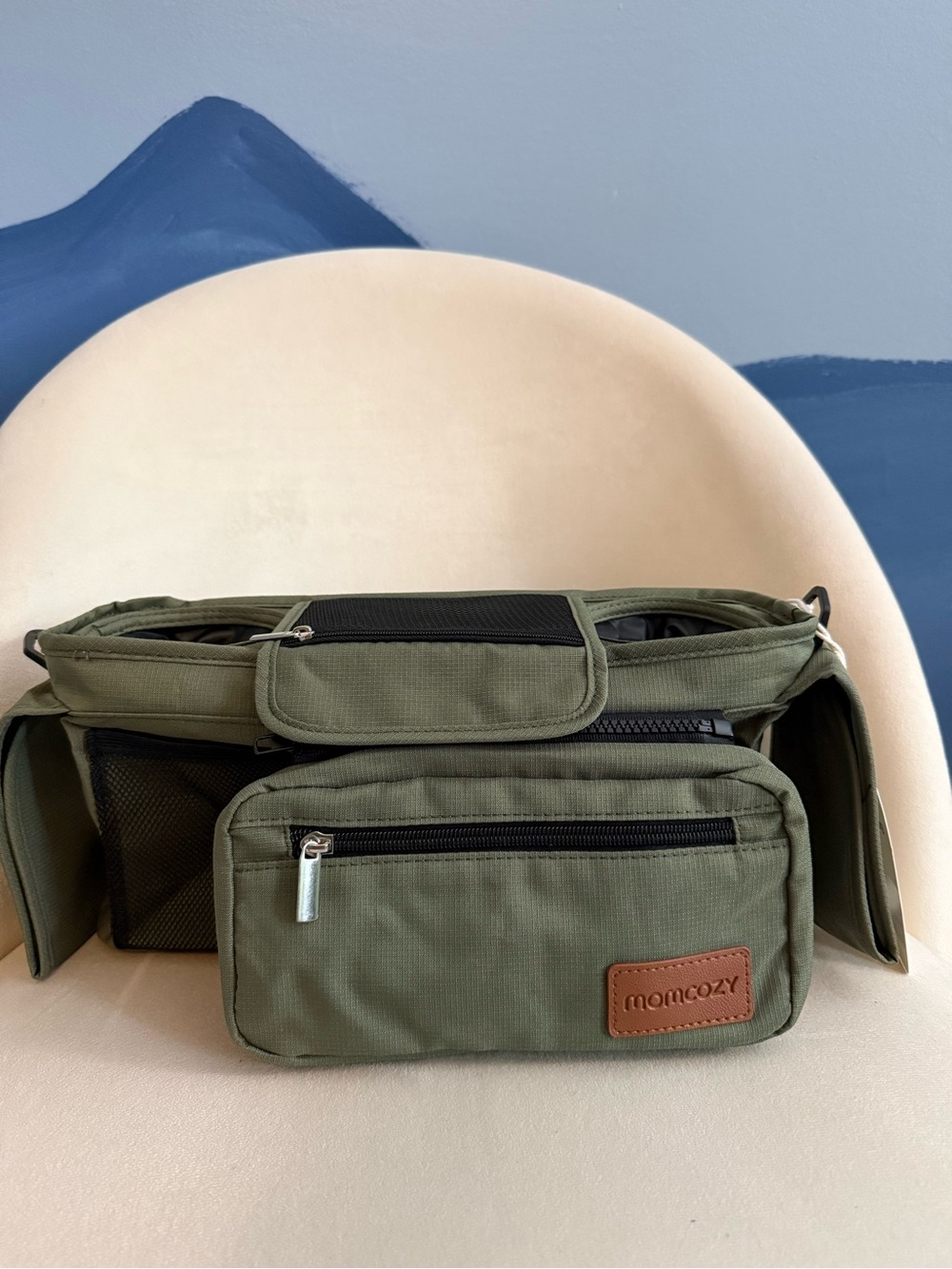 NWT Momcozy Olive Green stroller Organizer